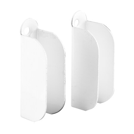 Prime-Line 3/8 in. Widow Screen Top Hanger, White (6 Pack) PL 8106